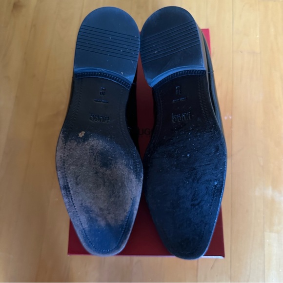 Hugo Boss C-Huver Patent Leather Slip-On Loafers - Picture 4 of 6